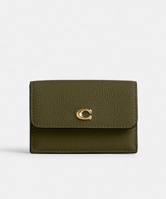 【ARI:)】コーチ ミニトライフォールドウォレット 希少カラー 正規品 ミニ トライフォールド ウォレット | COACH/コーチ | 三越伊勢丹